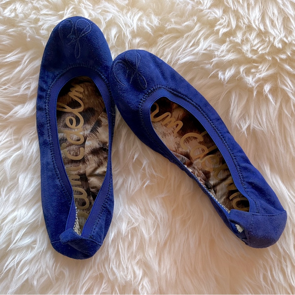 NWOT Sam Edelman Cayla Cobalt Blue Ballet Flats